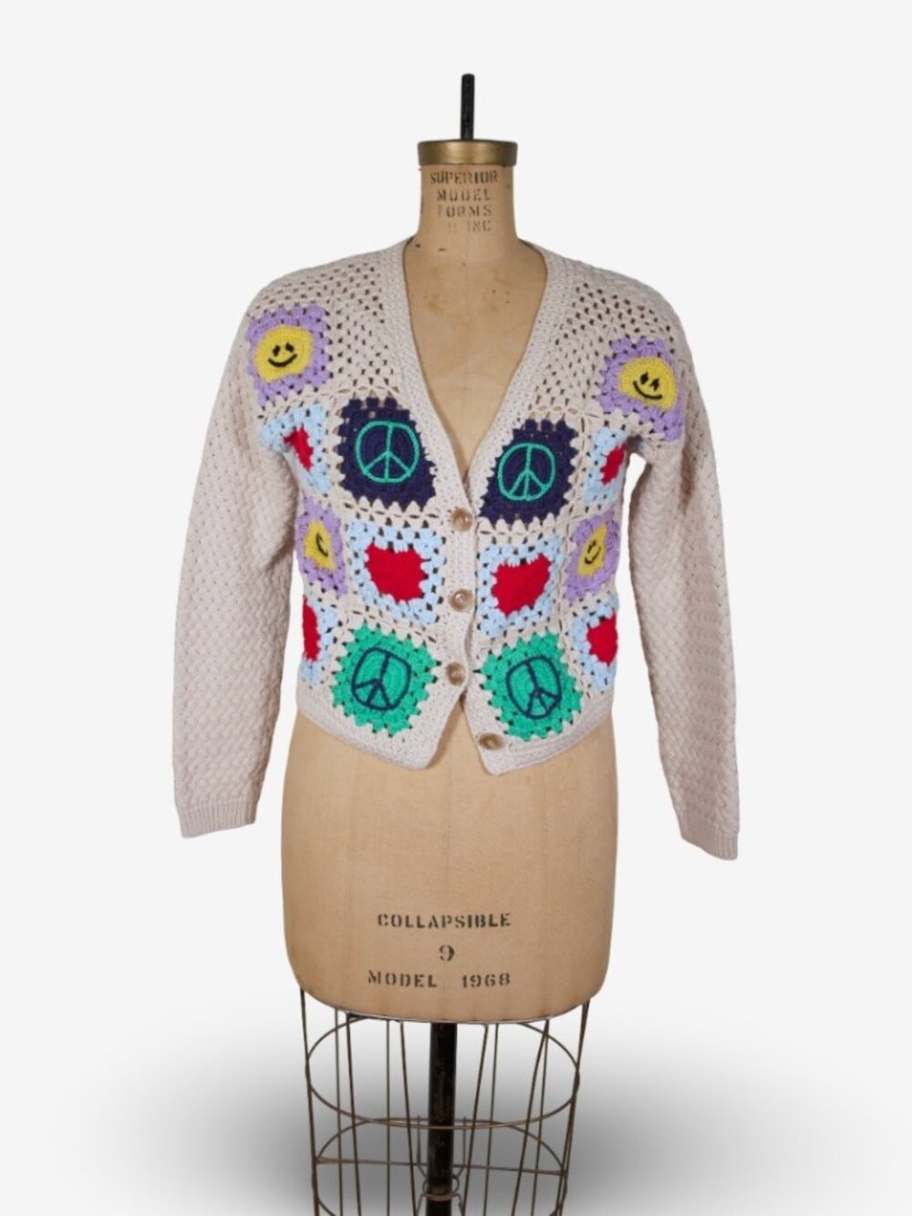 Guess X J Balvin Crochet Cropped Cardigan Sweater